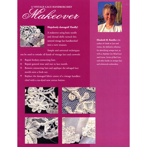 A Vintage Lace Handkerchief Makeover