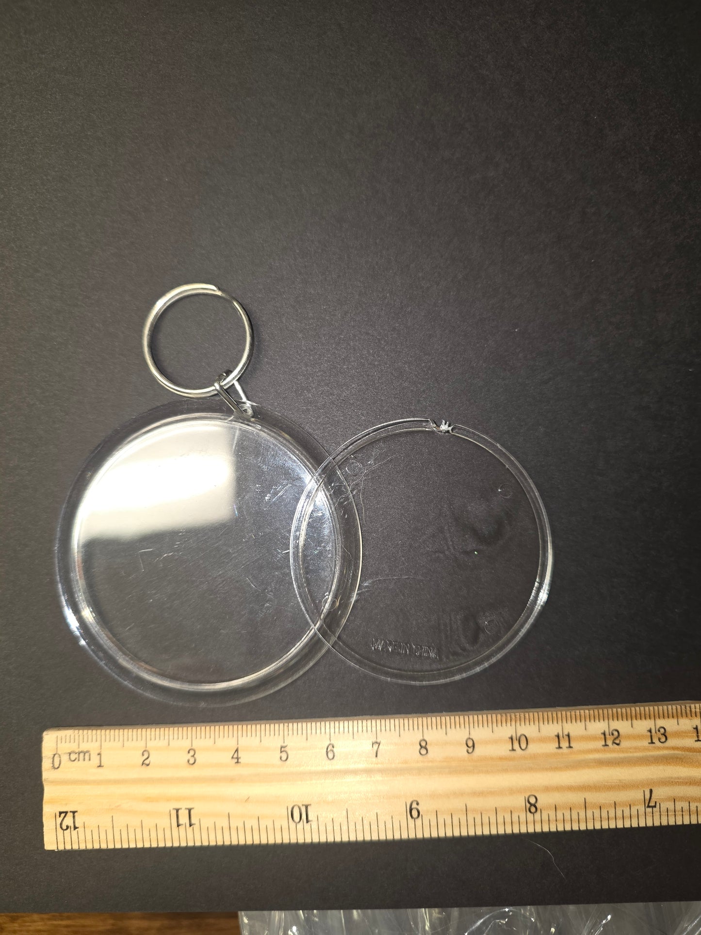 Clear Acrylic Keychain Blank