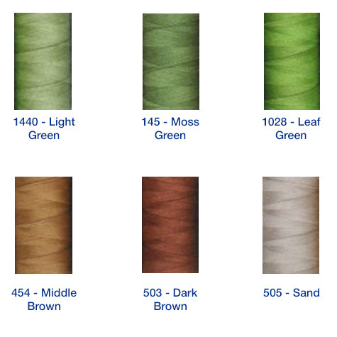 Bockens Linen Thread by Color