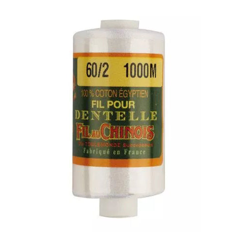 Sajou Lacemaking Egyptian Cotton - Fil Pour Dentelle White