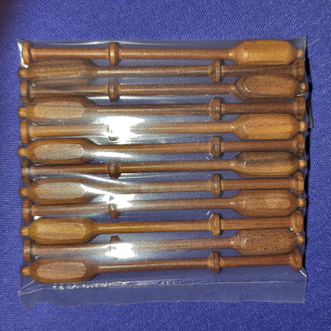 Binche Square Bobbin Rosewood - dozen
