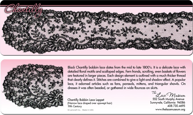Chantilly bookmark