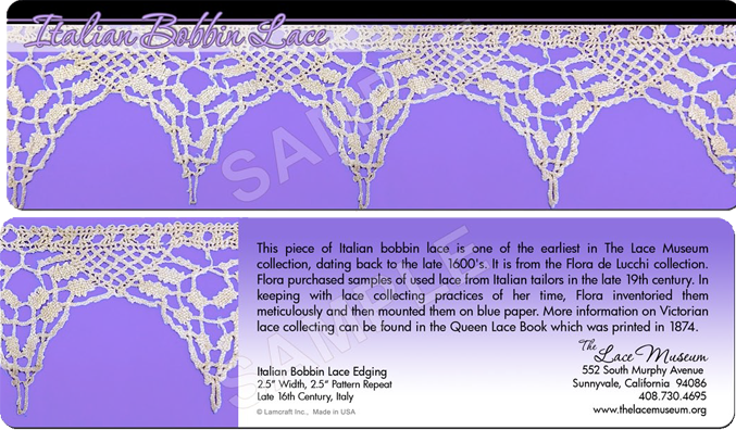 Italian Bobbin Lace bookmark