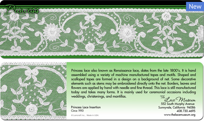 Princess lace bookmark