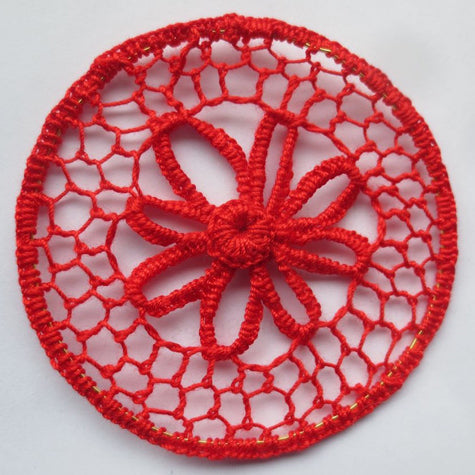 Kit for Point de Gaze-Inspired Needle Lace Ornament