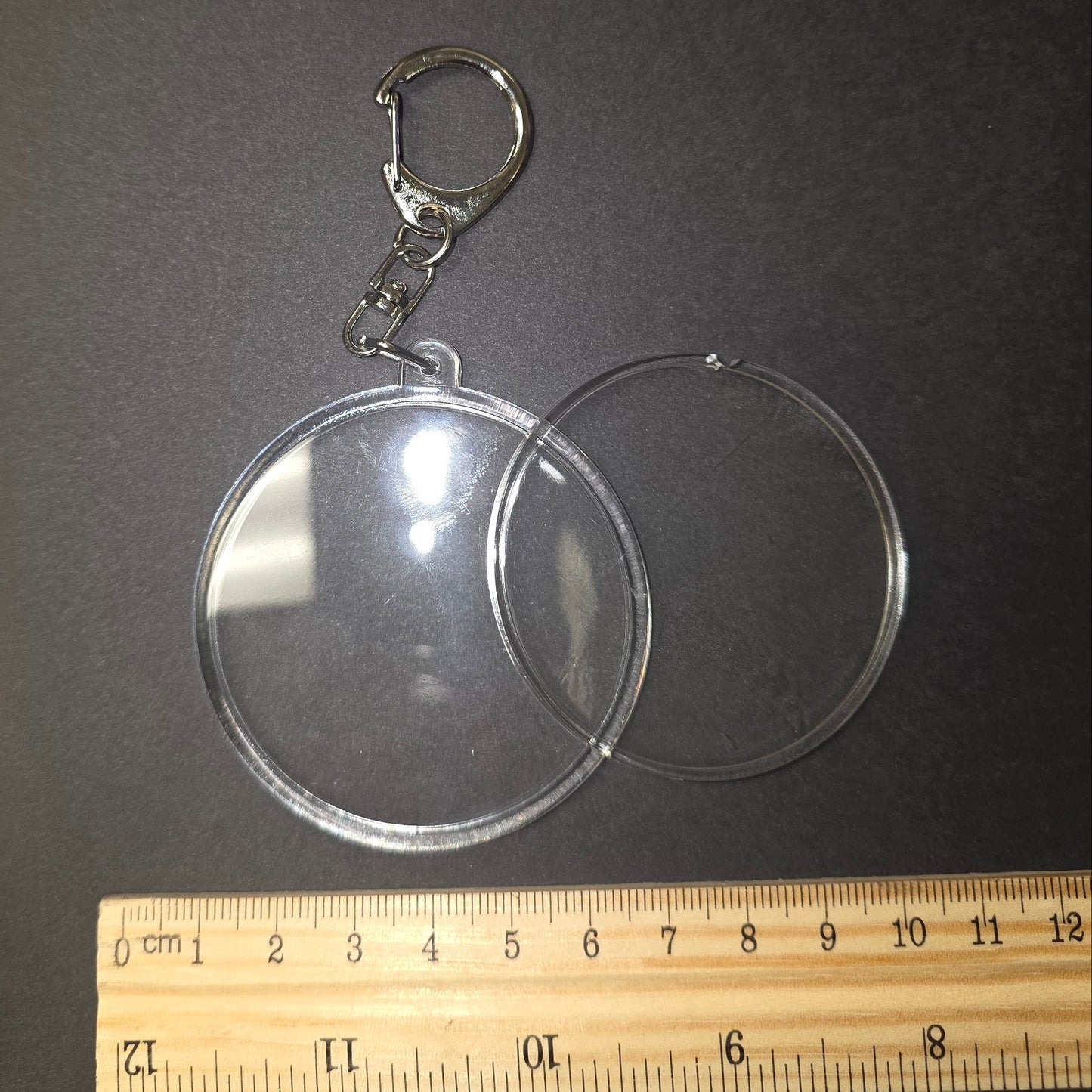 Clear Acrylic Keychain Blank