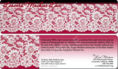 Leavers Machine Lace bookmark