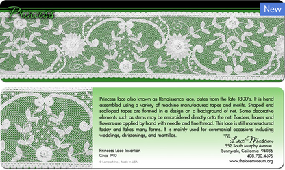 Princess lace bookmark