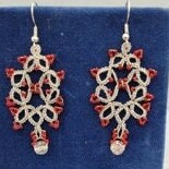 Hand Made Tatted Earrings